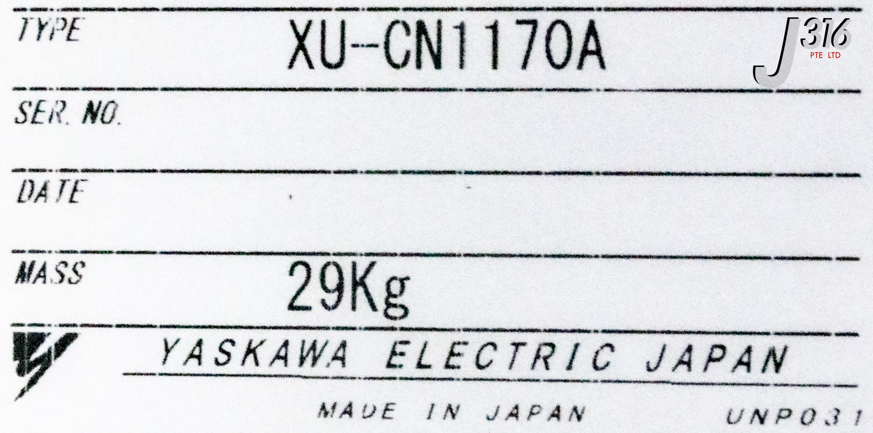 C様オーダー 26166 YASKAWA ROBOT CONTROLLER XU-CN1170A | eBay